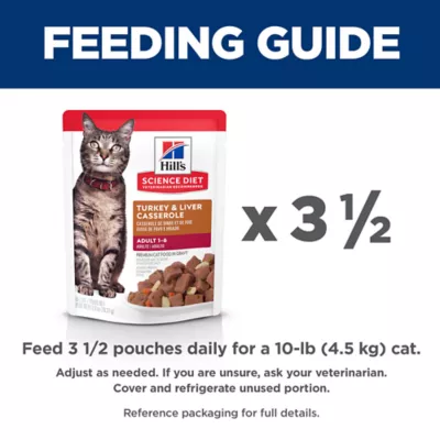 Product Hill's® Science Diet® Adult Wet Cat Food - Chunks & Gravy, 2.8 oz Pouch