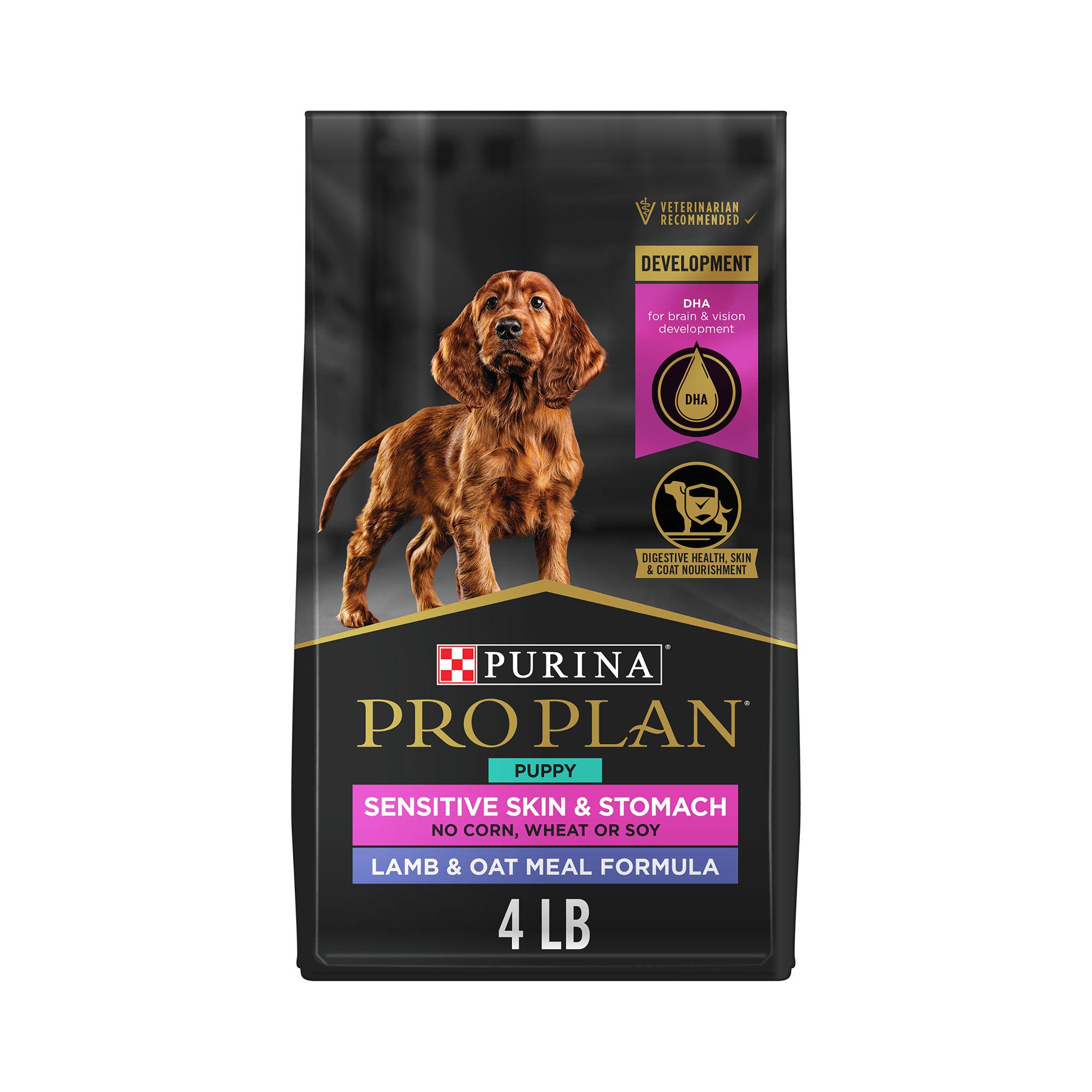 Purina Pro Plan Sensitive Skin Stomach Puppy Dry Dog Food Lamb Oatmeal Dog Dry Food Petsmart