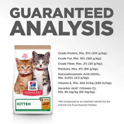 Product Hill's® Science Diet® No Corn, No Wheat, No Soy Kitten Dry Cat Food - Chicken