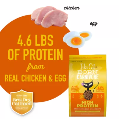 Product Tiki Cat® Born Carnivore® High Protein Cat & Kitten Food - Non-GMO, Chicken & Egg