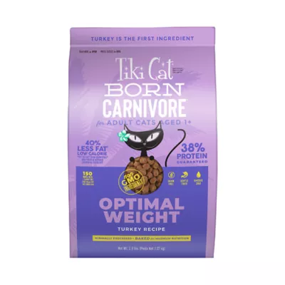 Product Tiki Cat® Born Carnivore® Optimal Weight Adult Cat Food - Turkey, Non-GMO