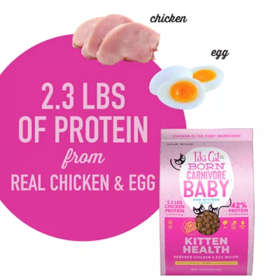 Product Tiki Cat® Born Carnivore® Baby for Kittens Food - Chicken & Egg, Non-GMO