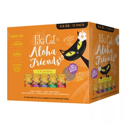 Product Tiki Cat® Aloha Friends™ Wet Cat Food - Non-GMO, Grain & Potato Free, Variety Pack, 12ct