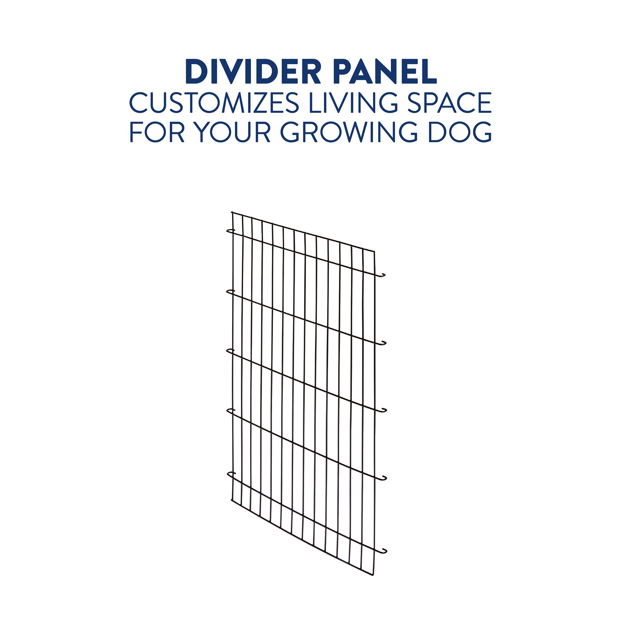 Top Paw Double Door Folding Wire Dog Crate with Divider Panel