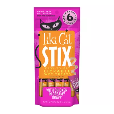 Product Tiki Cat® Stix™ Wet Cat Treats - Chicken in Creamy Gravy, Grain Free