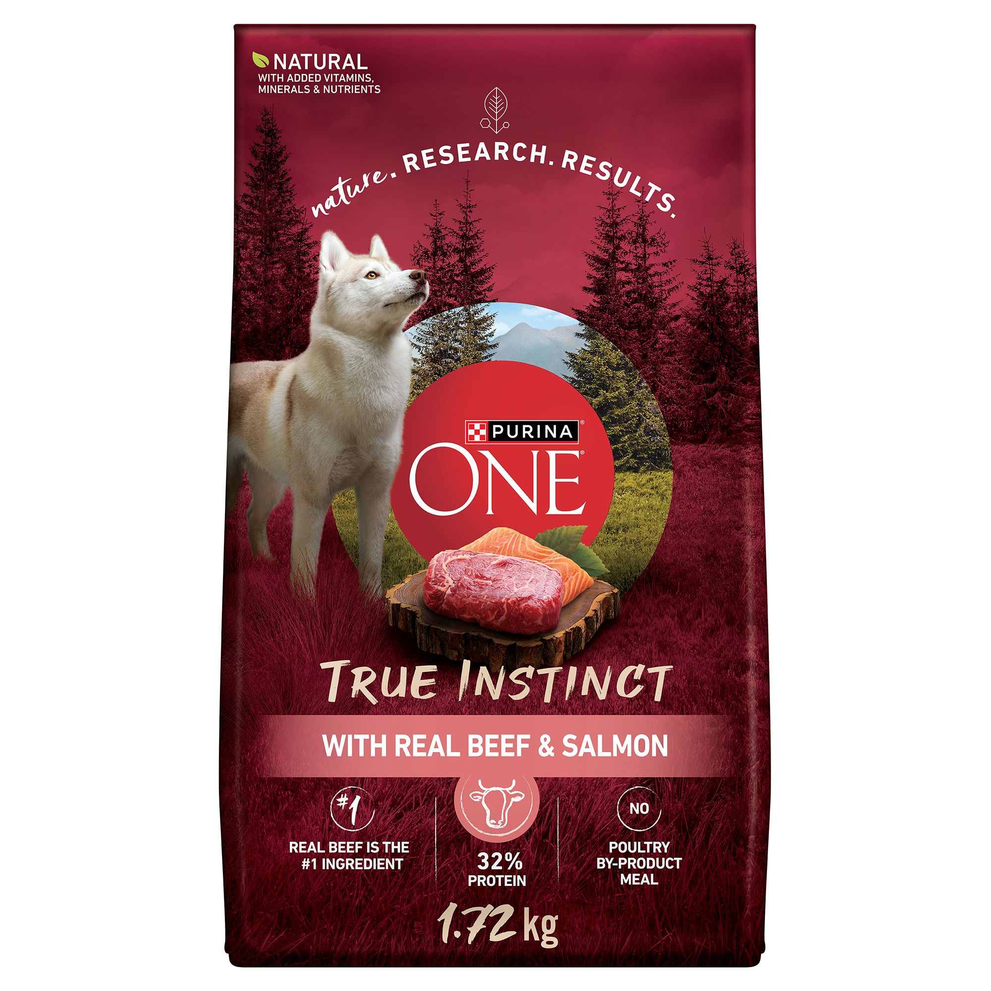 Purina one best sale dog food beef