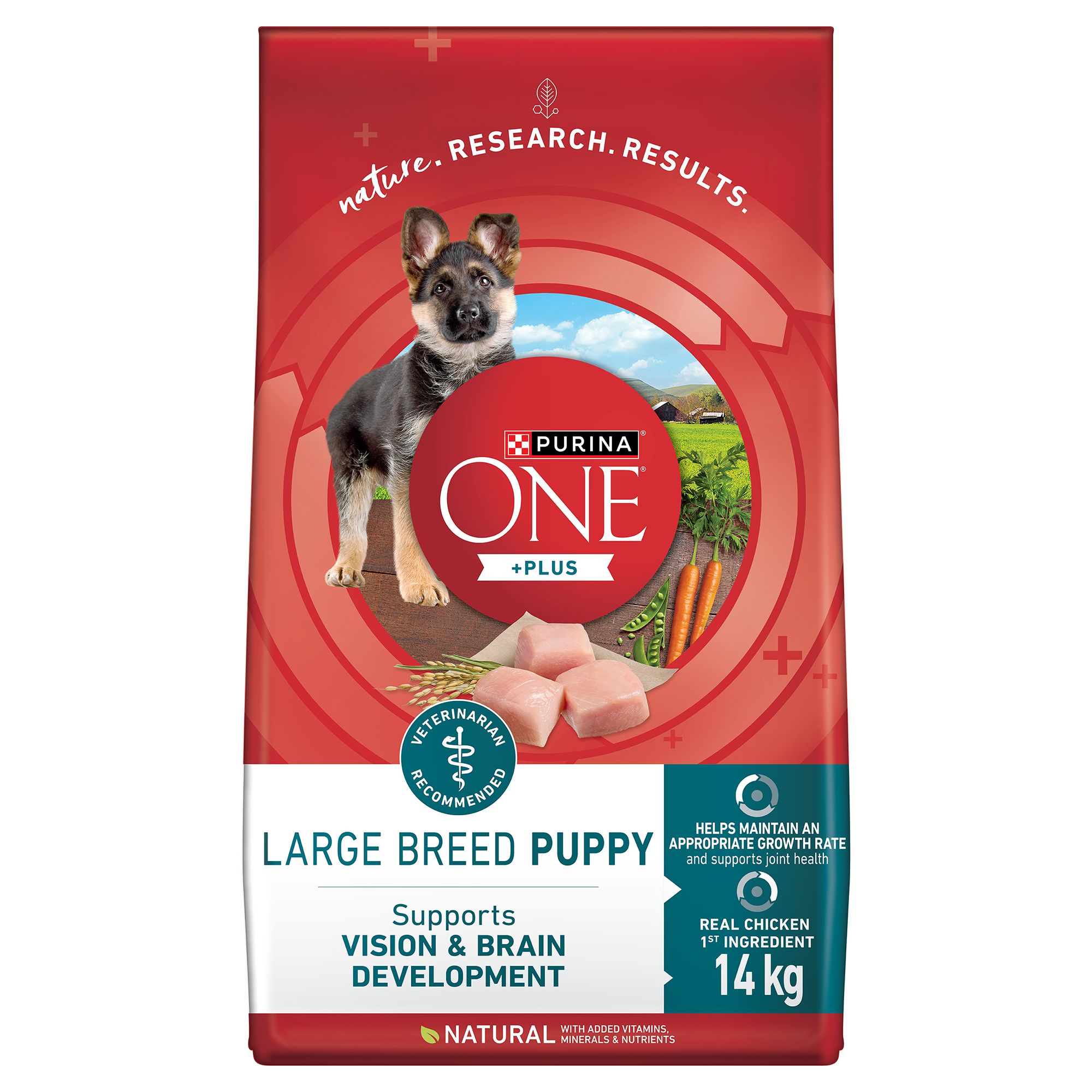 Purina one puppy food ingredients hotsell