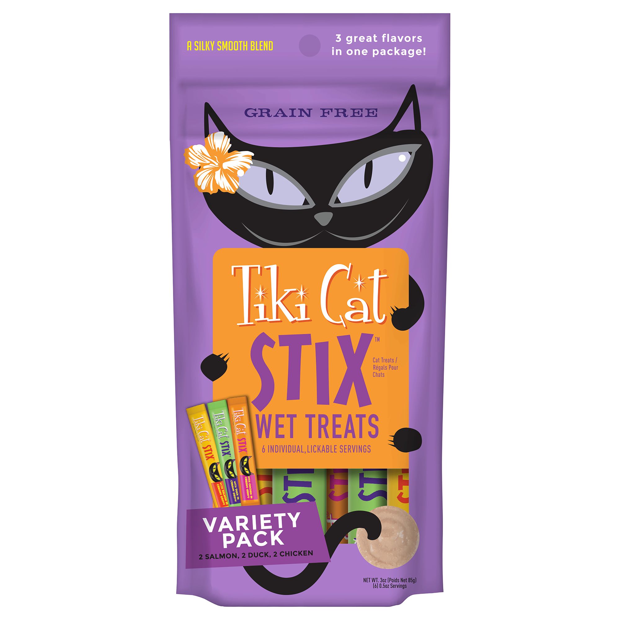 Tiki Cat® Stix™ Wet Cat Treats - Variety Pack, Grain Free...