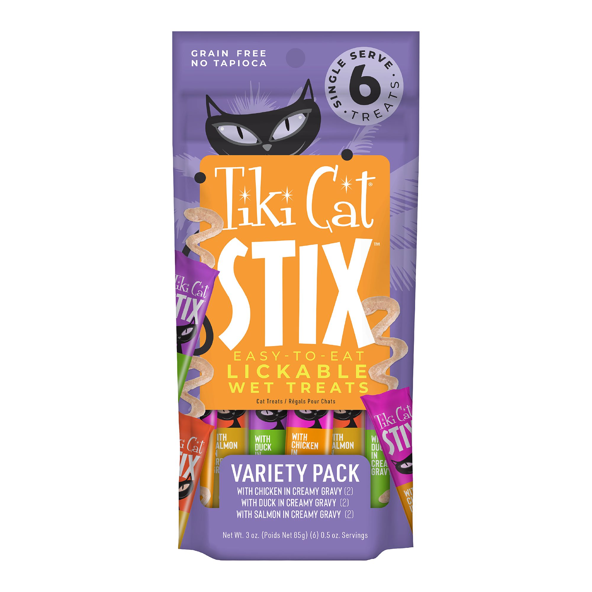 Tiki Cat® Stix™ Wet Cat Treats - Variety Pack, Grain Free...