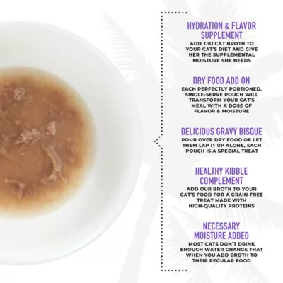 Tiki Cat® Born Carnivore® Broths Wet Cat Food Topper - Non-GMO, Grain Free, 1.3oz - Image 4