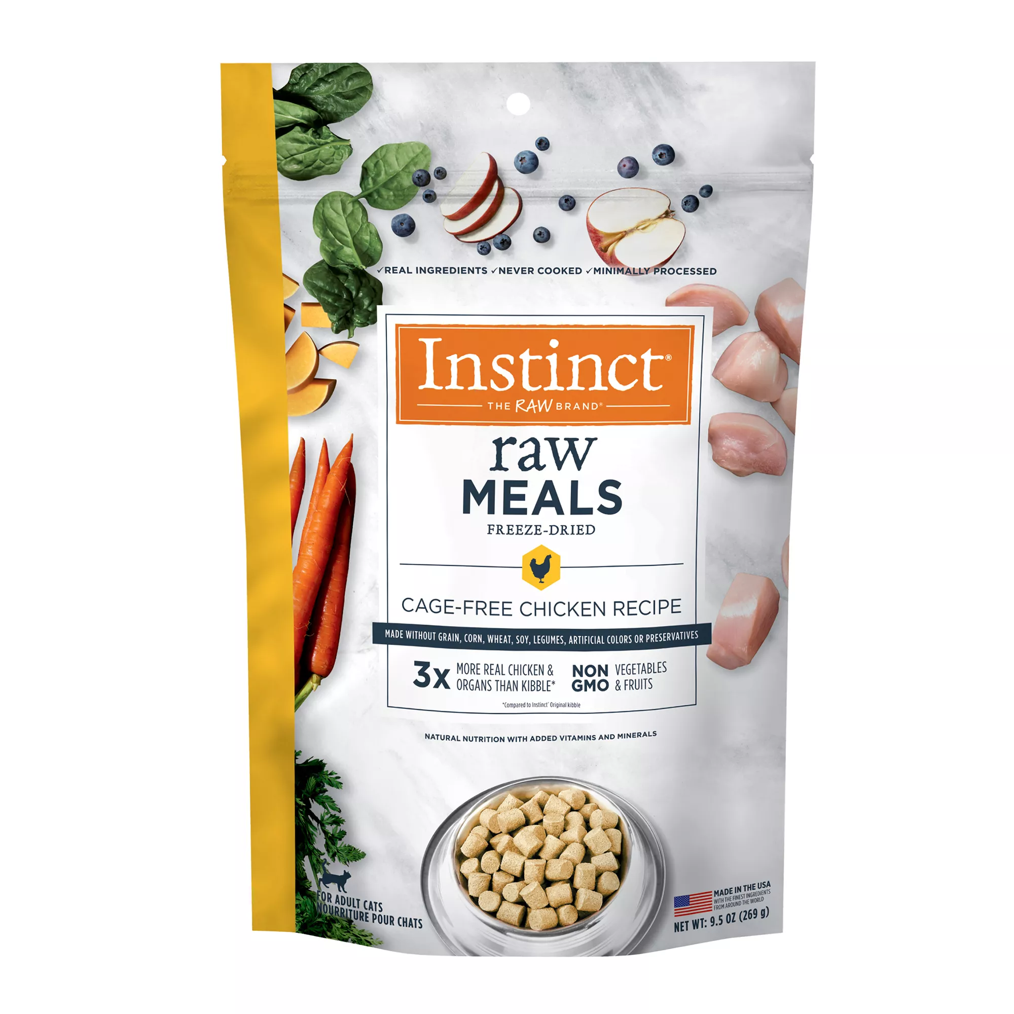 Instinct® Raw Meals Freeze-Dried Adult Cat Food - Grain Free, Chicken