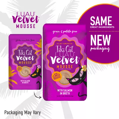 Product Tiki Cat® Velvet™ Mousse Cat Food - Non-GMO, Grain & Potato Free, 2.8oz