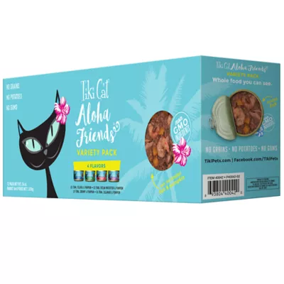 Product Tiki Cat® Aloha Friends™ Wet Cat Food - Non-GMO, No Grains or Potatos, Variety Pack, 12 CT, 36