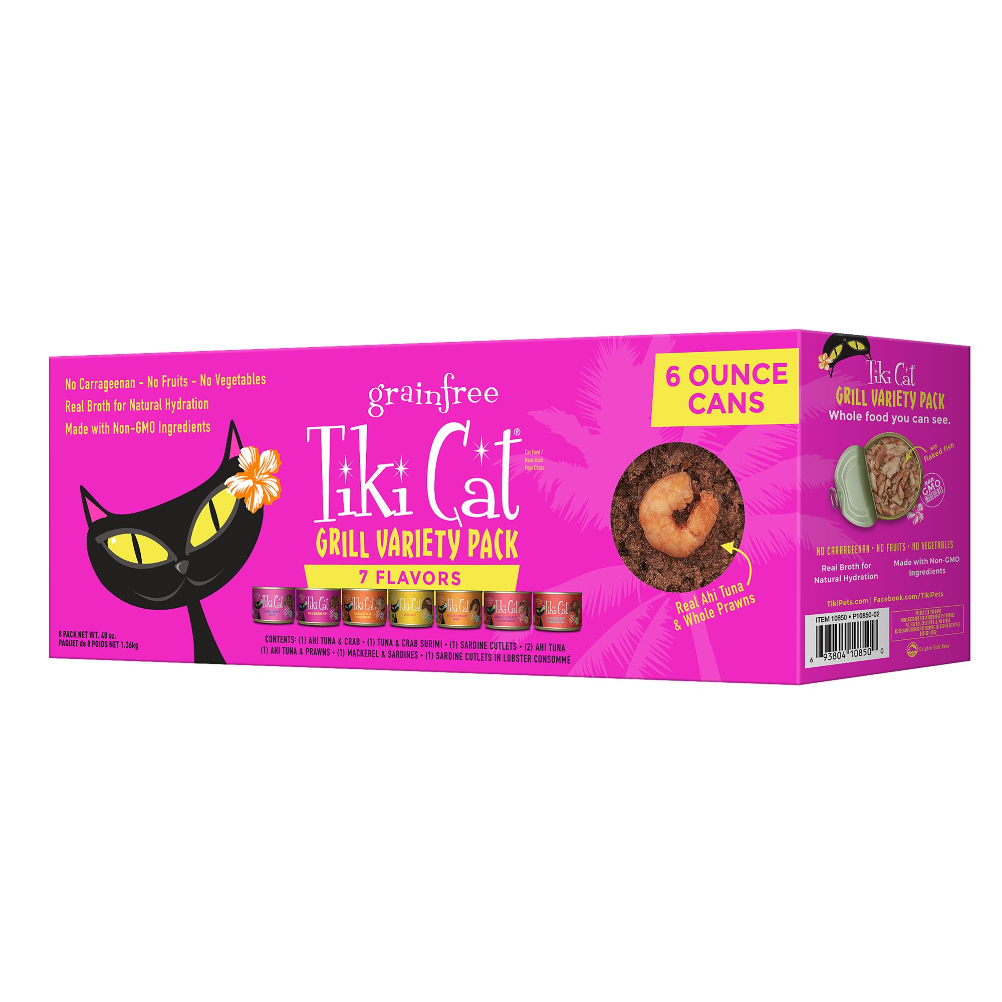 Tiki Cat Grill Wet Cat Food Non GMO Grain Potato Free Variety