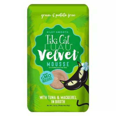 Product Tiki Cat® Velvet™ Mousse Cat Food - Non-GMO, Grain & Potato Free, 2.8oz