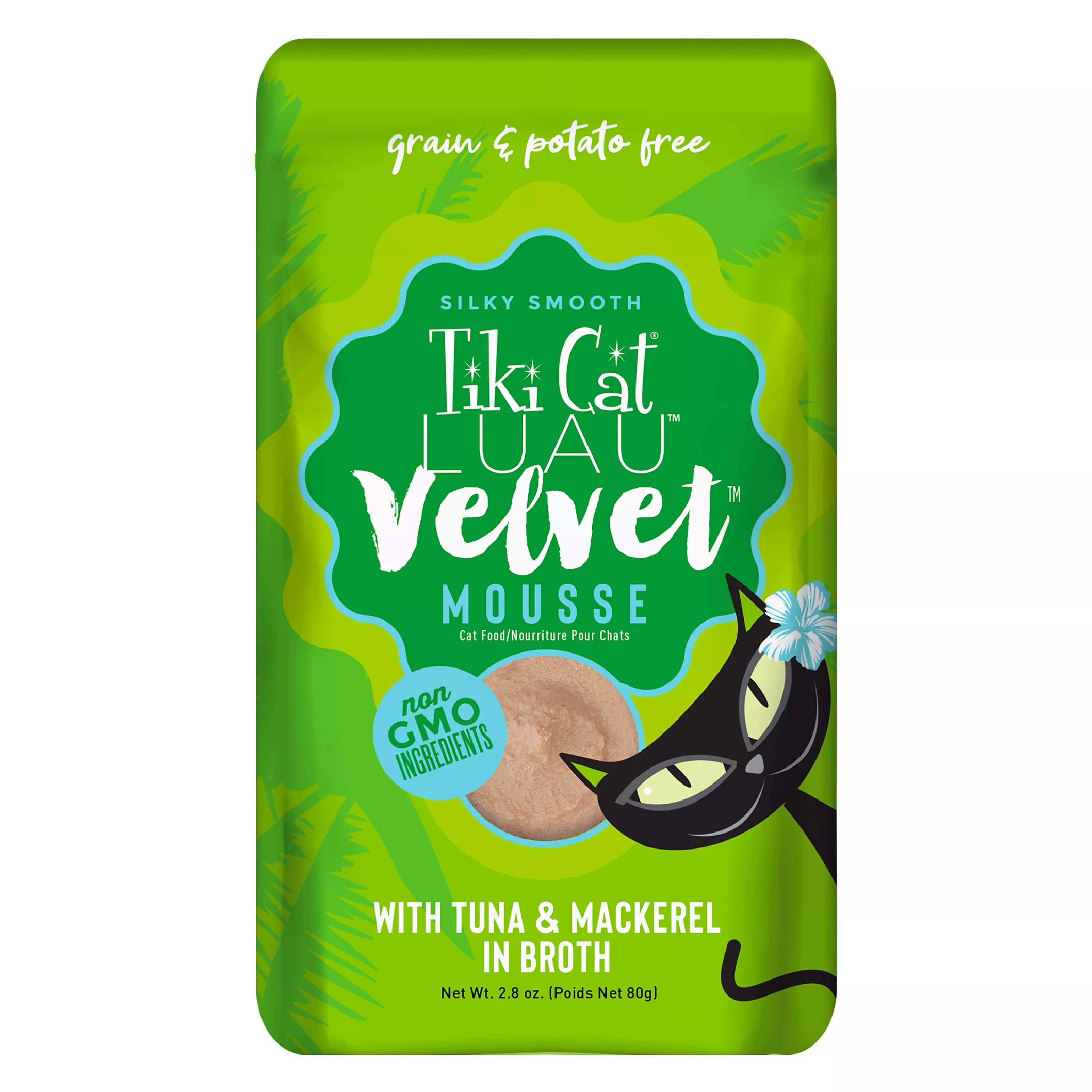 Tiki Cat® Velvet&trade; Mousse Cat Food - Non-GMO, Grain & Potato Free, 2.8oz