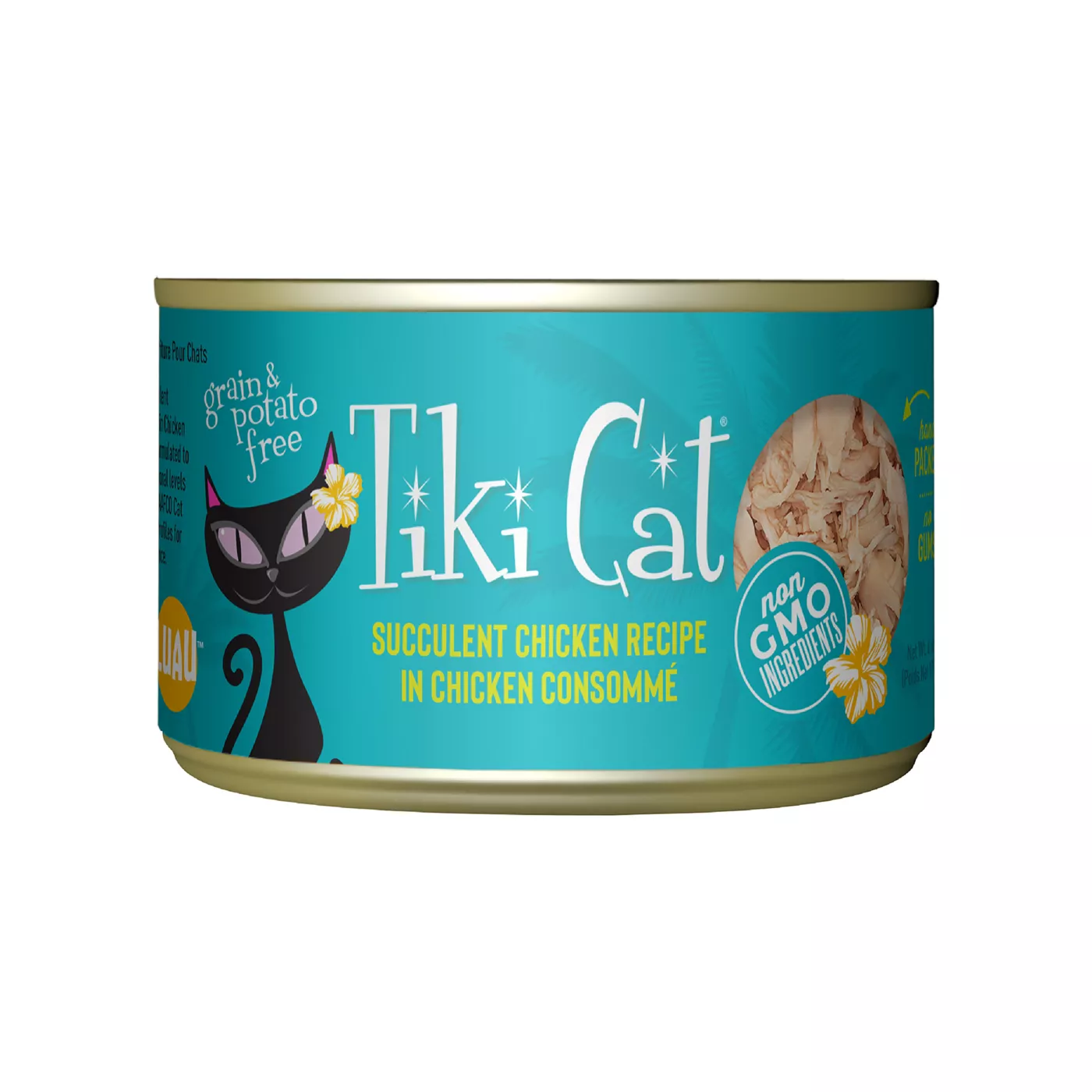 Tiki Cat Luau Wet Cat Food Non GMO Grain Potato Free 6oz