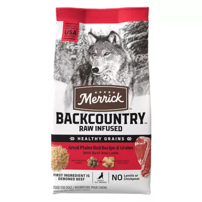 Product Merrick® Backcountry® Raw Infused Great Plains Red + Grains Adult Dry Dog Food - Beef, Lamb & Rabbit