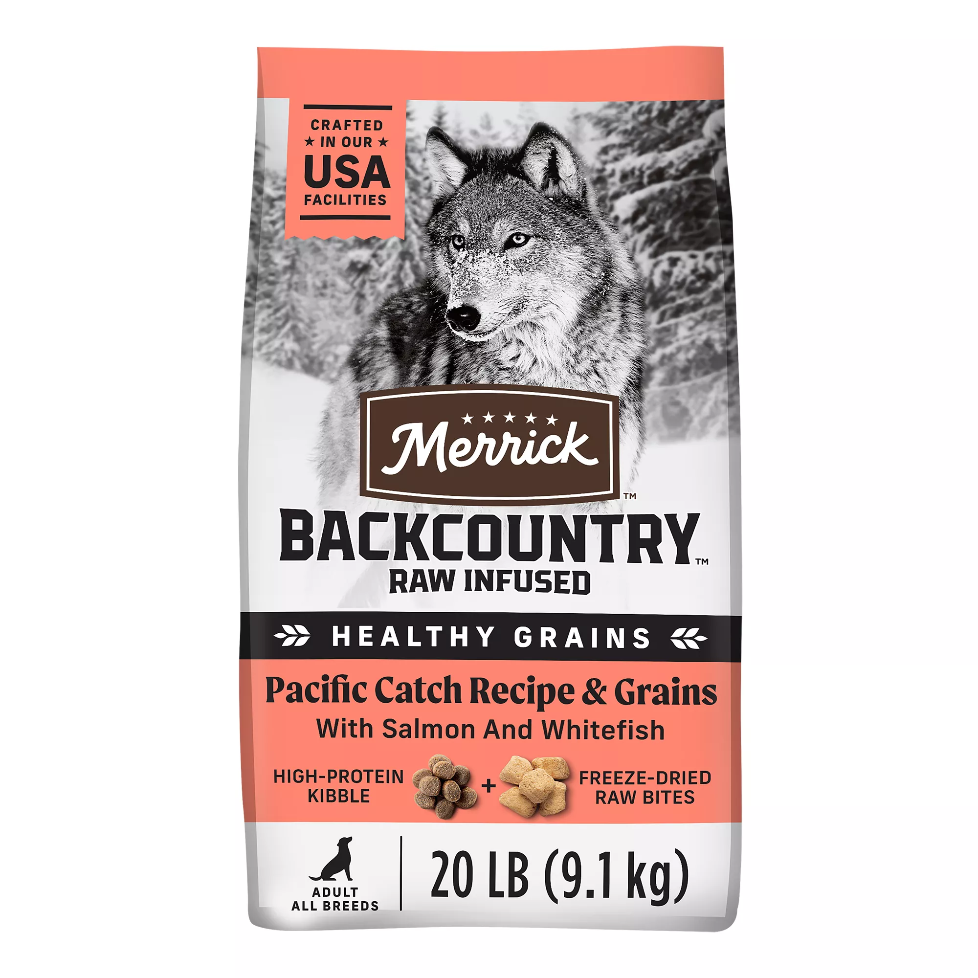 Merrick® Backcountry® Adult Dry Dog Food - Salmon, Corn Free, No Artificial Colors