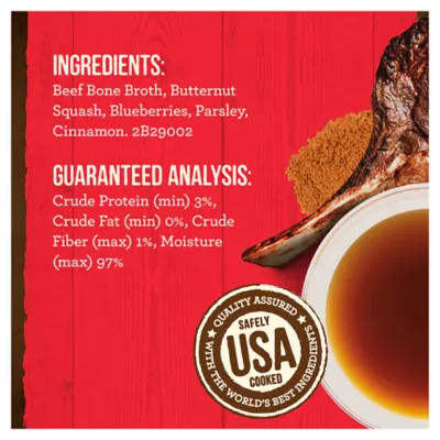 Product Merrick® Grain Free® Bone Broth Adult Wet Dog Food Topper - Beef Bone Broth