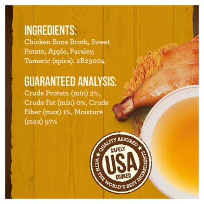 Product Merrick® Grain Free® Bone Broth Adult Wet Dog Food Topper - Chicken Bone Broth