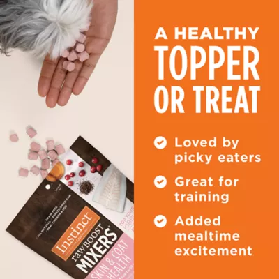 Product Instinct® Raw Boost Mixers® Skin & Coat Health All Life Stages Dog Food Topper - Raw, Grain Free