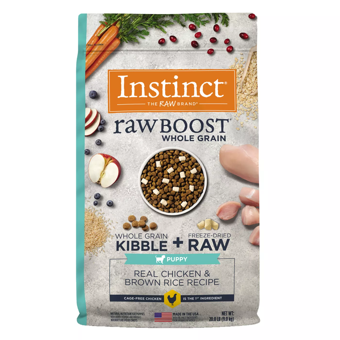 Instinct Raw Boost Whole Grain Freeze Dried Puppy Dry Dog Food