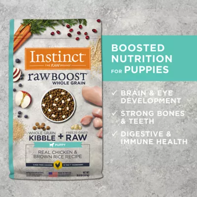 Product Instinct® Raw Boost® Whole Grain + Freeze-Dried Puppy Dry Dog Food