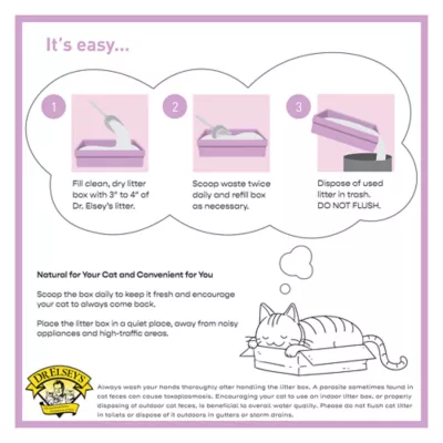 Dr. Elsey's Precious Cat Paw Sensitive Clumping Multi-Cat Clay Cat Litter - Low Dust - Image 7