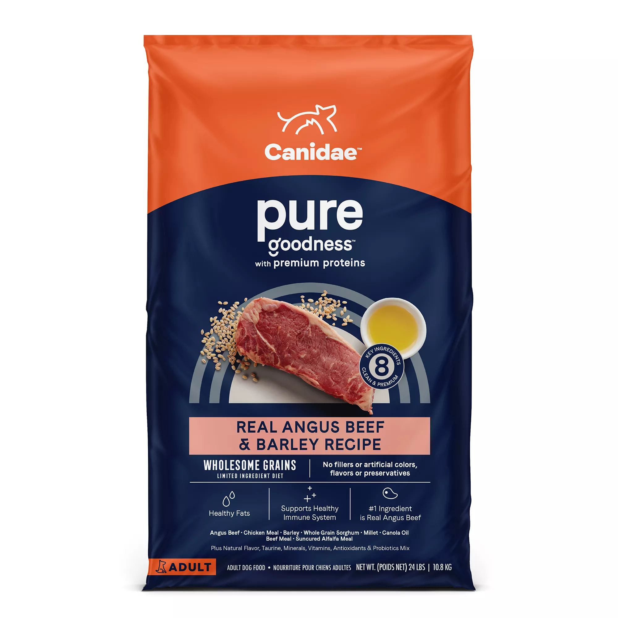 Canidae® Pure&trade; Adult Dry Dog Food - Limited Ingredient Diet, With-Grain, Beef & Barley