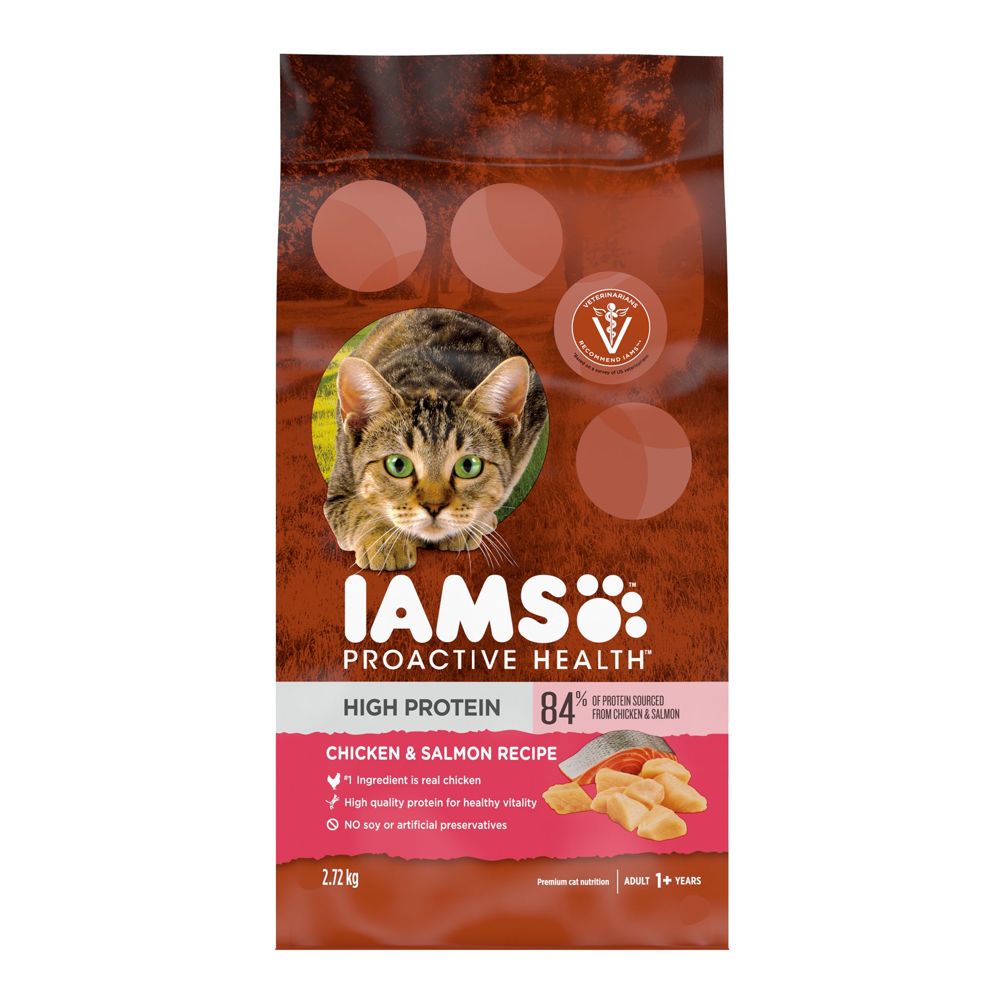 Iams ProActive Health High Protein Adult Cat Food Chicken and