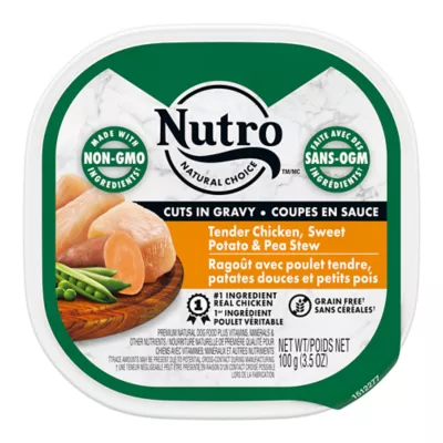 Product Nutro Cuts In Gravy Adult Dog Food - Chicken, Sweet Potato & Pea, Non-GMO