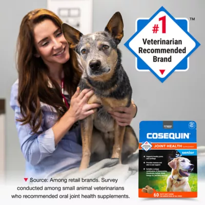 Cosequin Senior Maximum Strength Joint Health Supplement for Dogs 60 Soft Chews