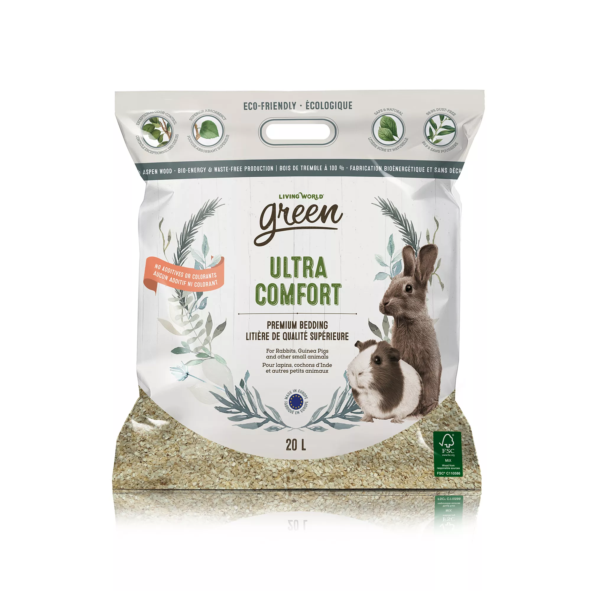 Living World Green Ultra Comfort Premium Small Pet Bedding