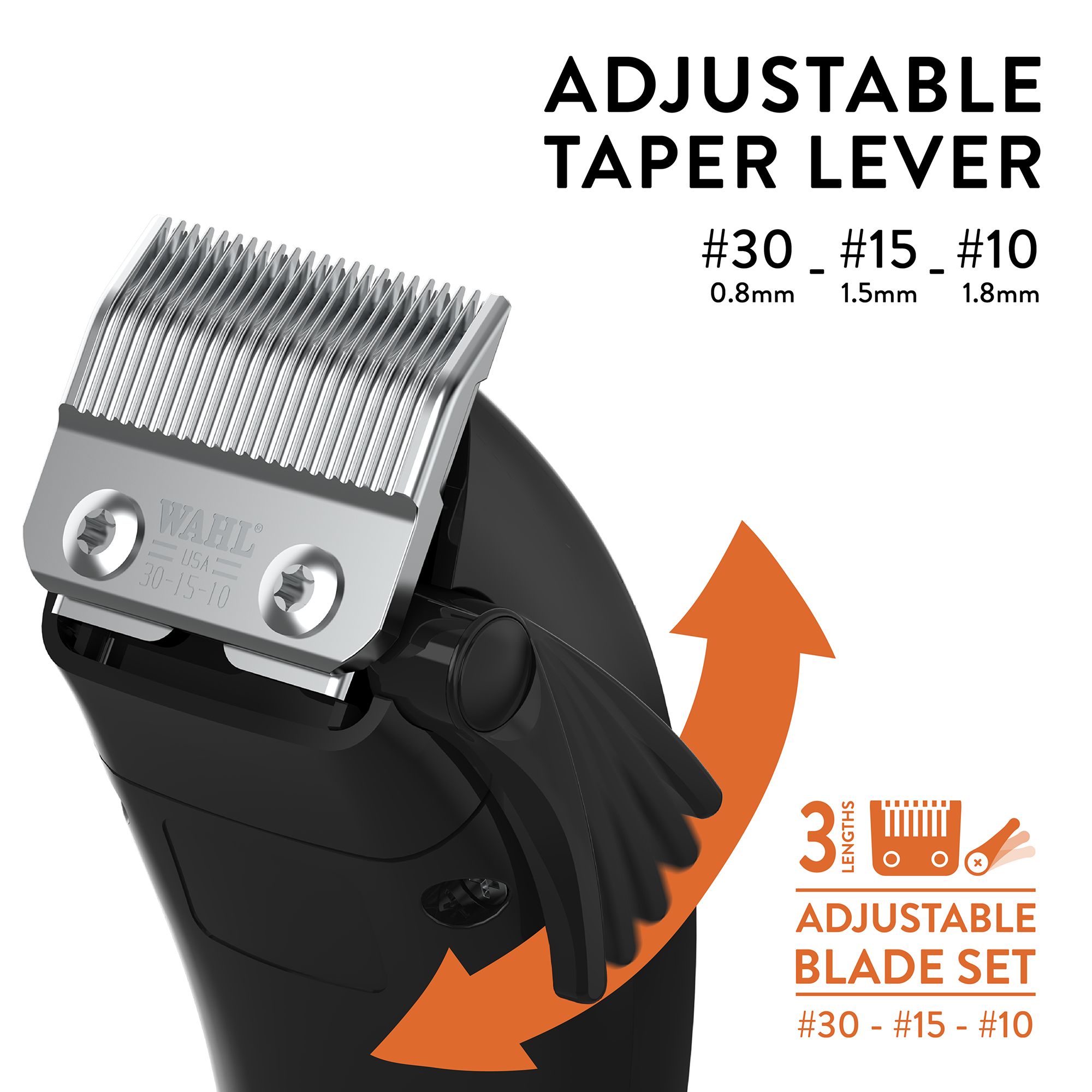 wahl adjustable taper lever