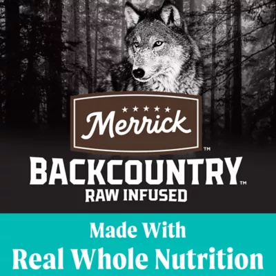 Product Merrick® Backcountry® Raw Infused Game Bird Adult Dry Dog Food - Grain Free, Turkey & Duck