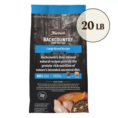 Product Merrick® Backcountry® Raw Infused Large Breed Adult Dry Dog Food - Grain Free, Chicken