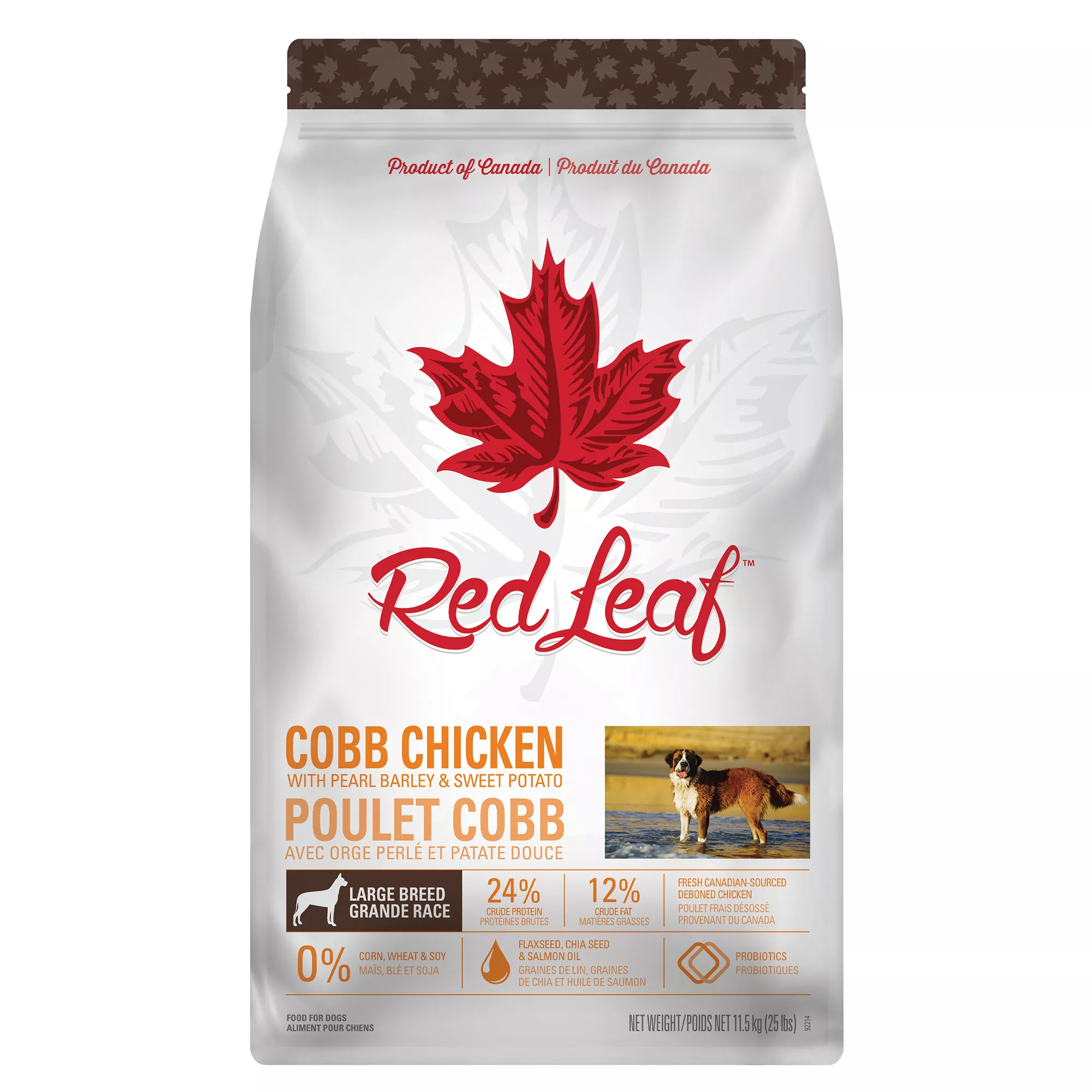 Red Leaf Large Breed Adult Dog Food - Cobb Chicken with Pearl Barley & Sweet Potato