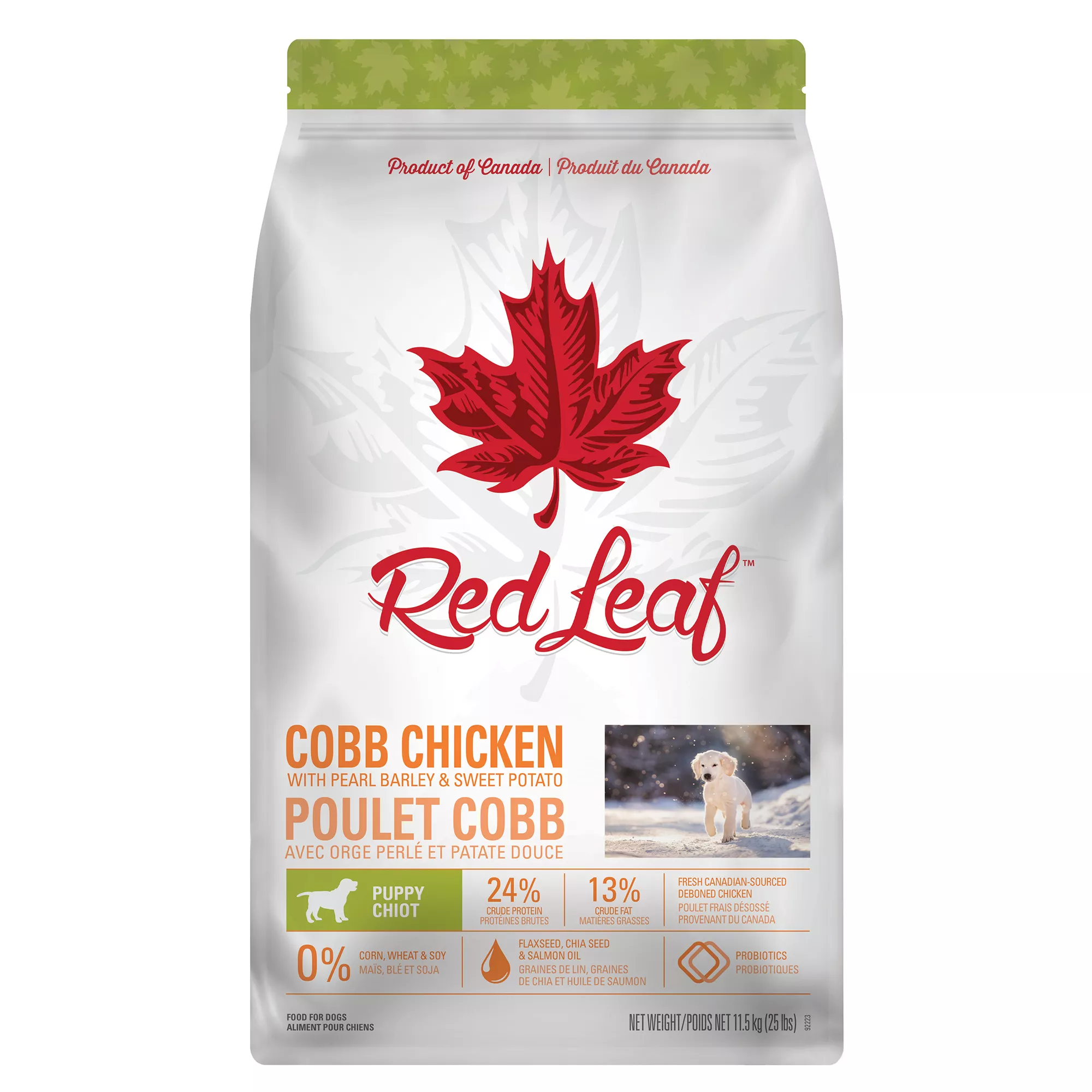 Red Leaf Puppy Food - Cobb Chicken with Pearl Barley & Sweet Potato