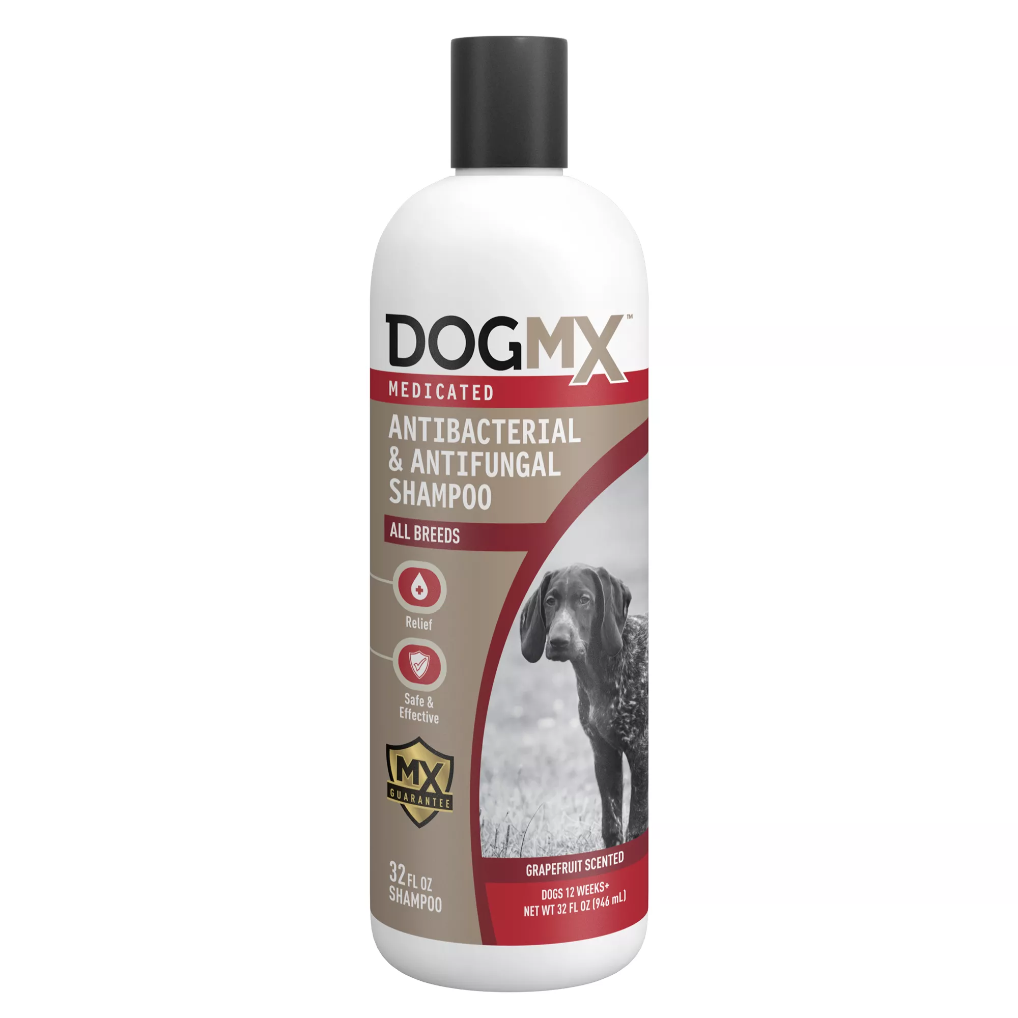 Dog MX&trade; Medicated Antibacterial & Antifungal Shampoo for Dogs - Grapefruit