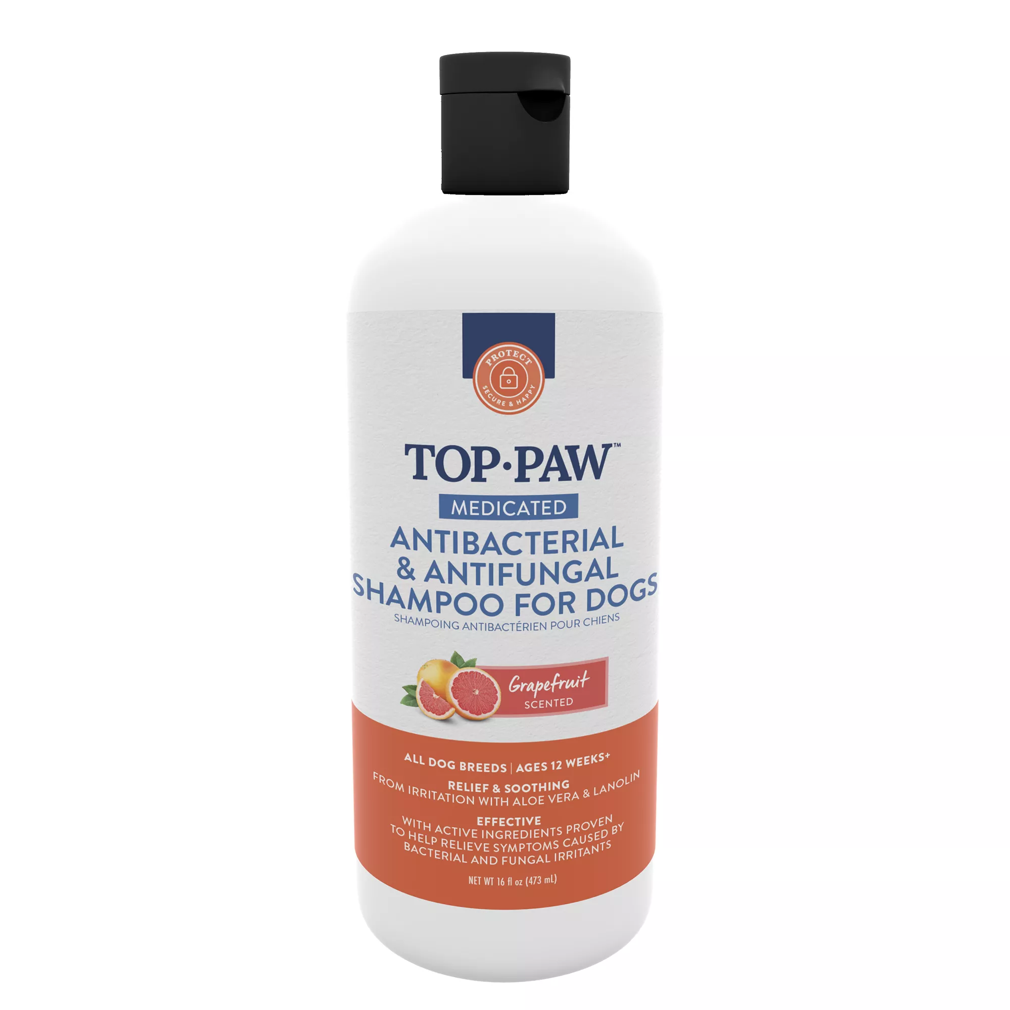 Dog MX&trade; Medicated Antibacterial & Antifungal Shampoo for Dogs - Grapefruit