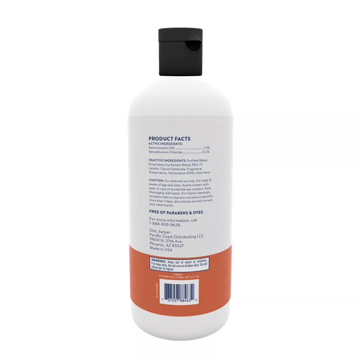 Dog MX Medicated Antibacterial Antifungal Shampoo for Dogs Grapefruit