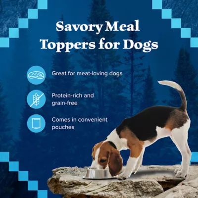 Product Blue Buffalo® Wilderness™ Adult Wet Dog Food Toppers - Beef & Chicken Variety Pack, 3 oz (12 C