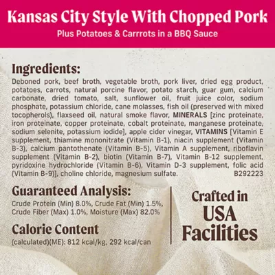 Product Merrick® Slow Cooked BBQ Adult Wet Dog Food - Grain Free, 12.7 oz
