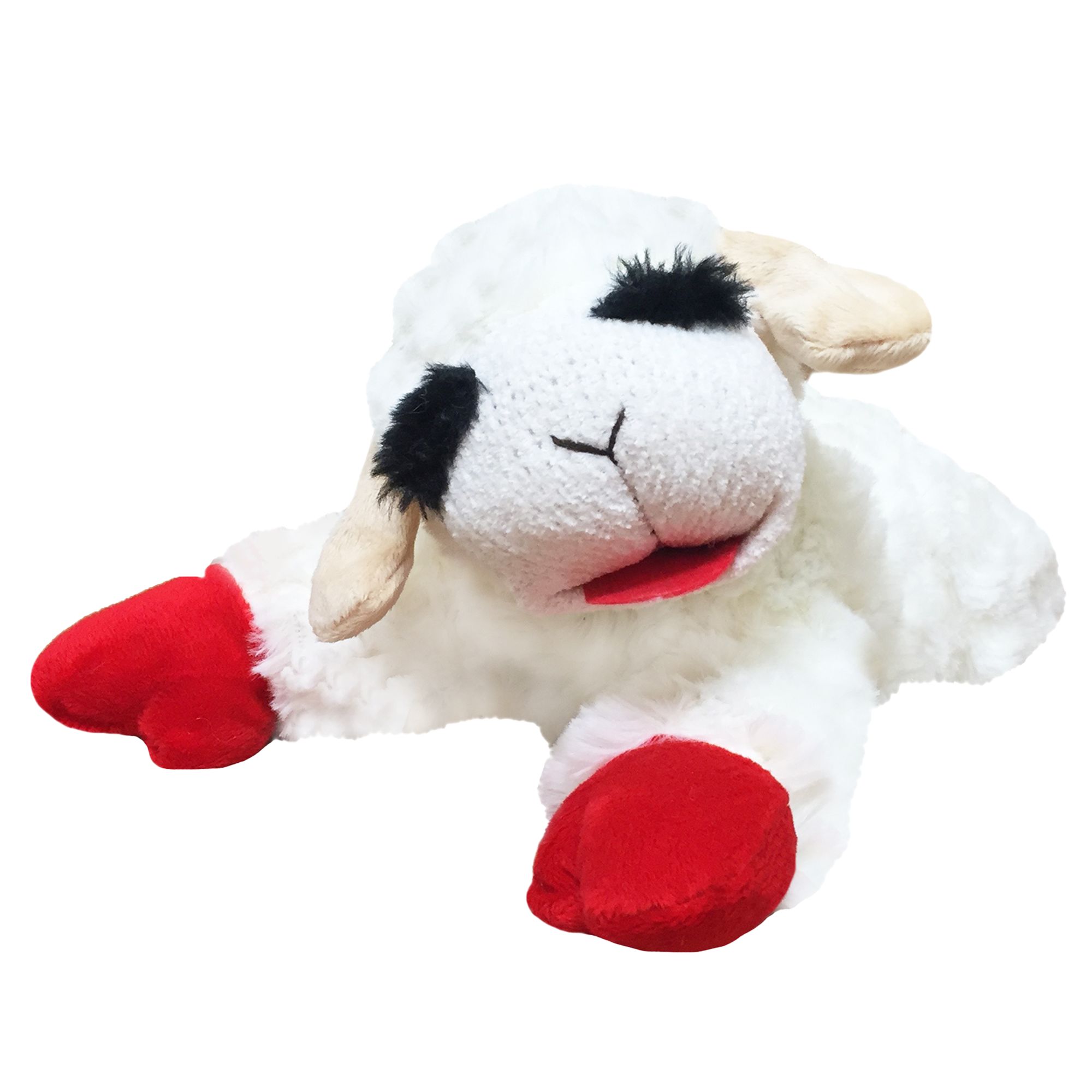 stuffed lamb dog toy