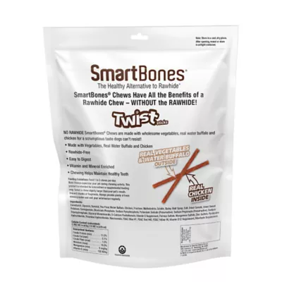 Product SmartBones® Twists Sticks Dog Treat - Water Buffalo