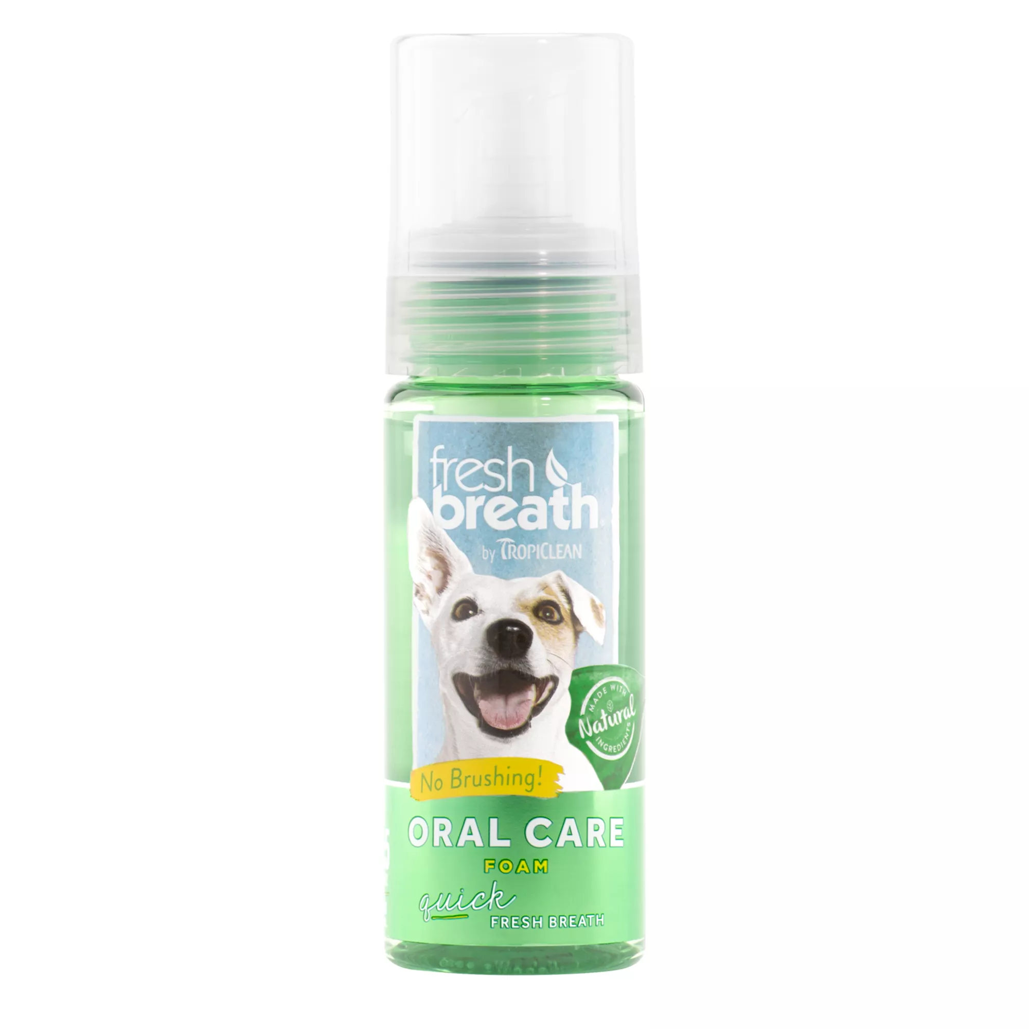 TropiClean Fresh Breath Oral Care Foam for Dogs