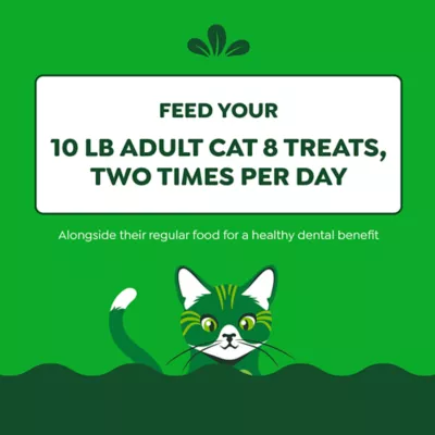 Product Greenies™ Feline Greenies Adult Cat Dental Treats - Dental Care, Natural, Salmon