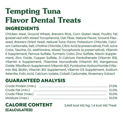 Product Greenies™ Feline Greenies Adult Cat Dental Treats - Dental Care, Natural, Tuna