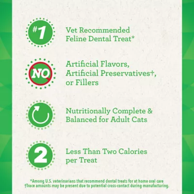 Product Greenies™ Feline Greenies Adult Cat Dental Treats - Dental Care, Natural, Chicken